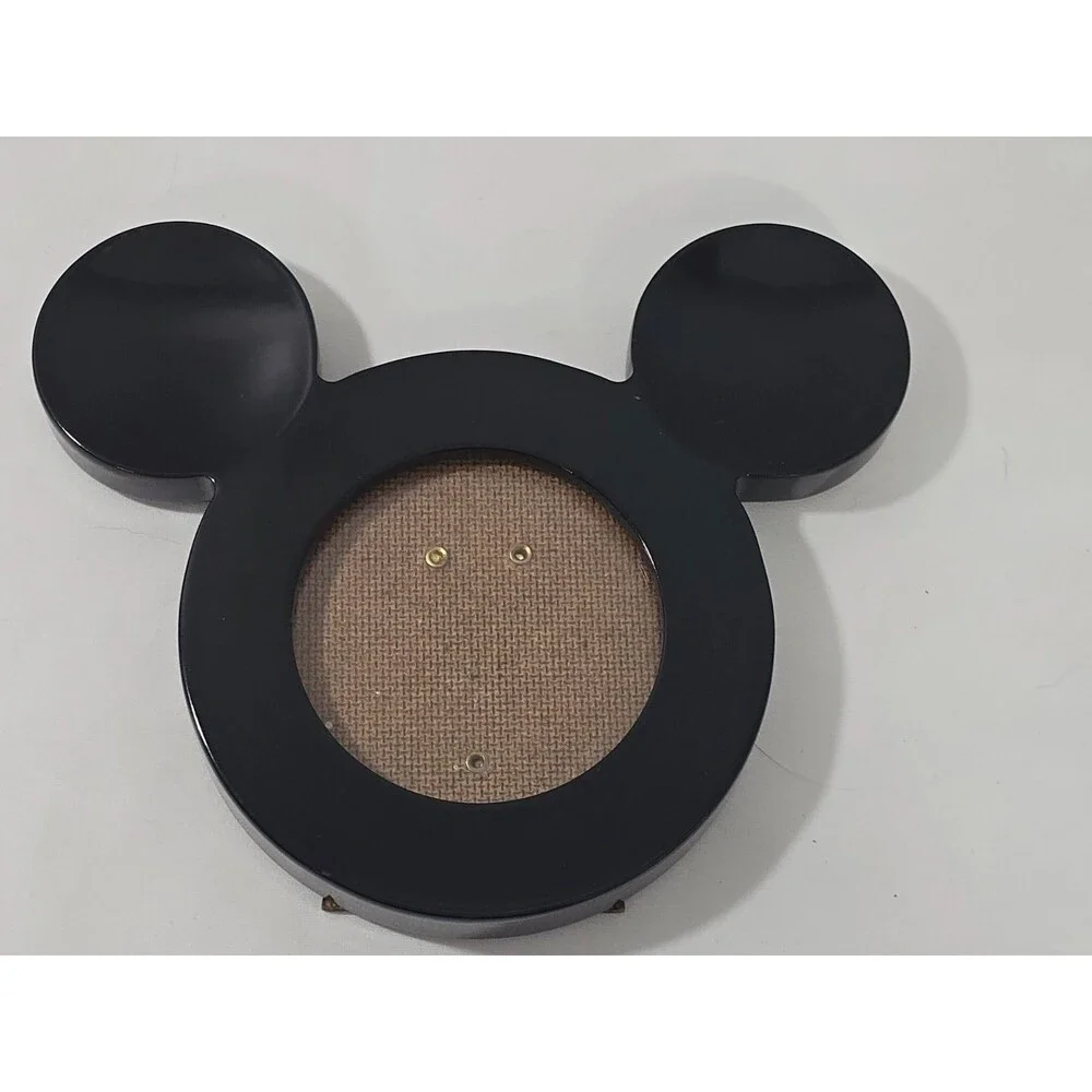 Walt Disney World Mickey Mouse Ears Round Picture Frame Pre-Owned